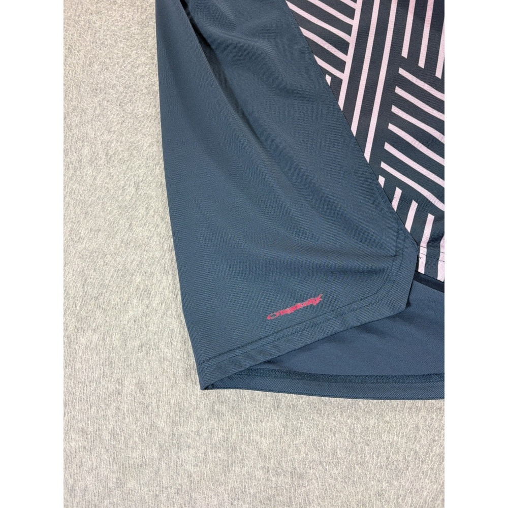 Oakley Performance Short Sleeve Golf Polo Shirt (Men's 2XL) Blue - Picture 9 of 10